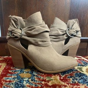 *SOLD* Never Worn Out Rampage Tall Heel Booties